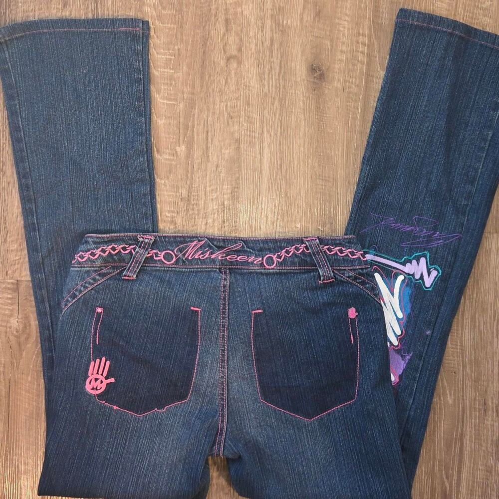 Vintage y2k miskeen graphic jeans - Picture 4 of 5